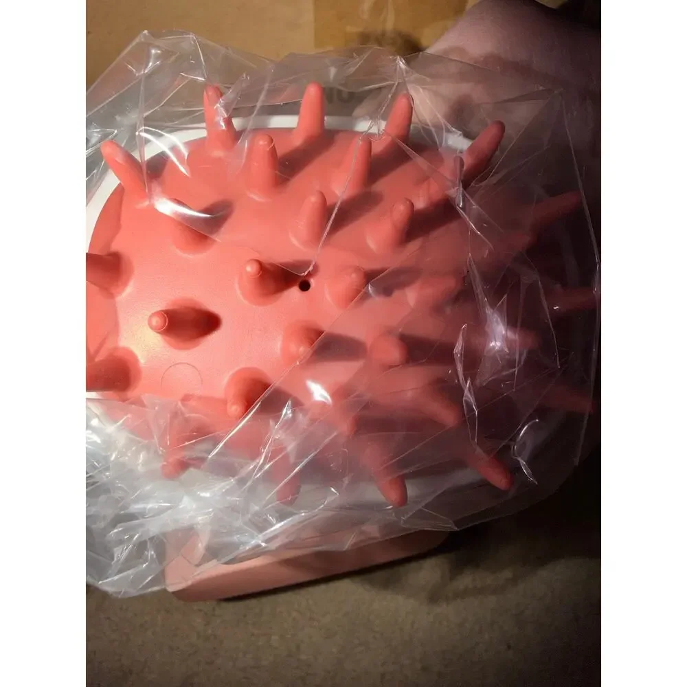 Scalp Massager with Squeeze shampoo dispenser